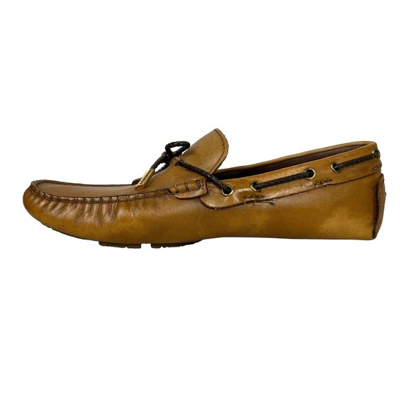 Bacco Bucci Italy Loafers  Men\'s Size 9.5  Tan Leather Driving Moc Shoes main image 9